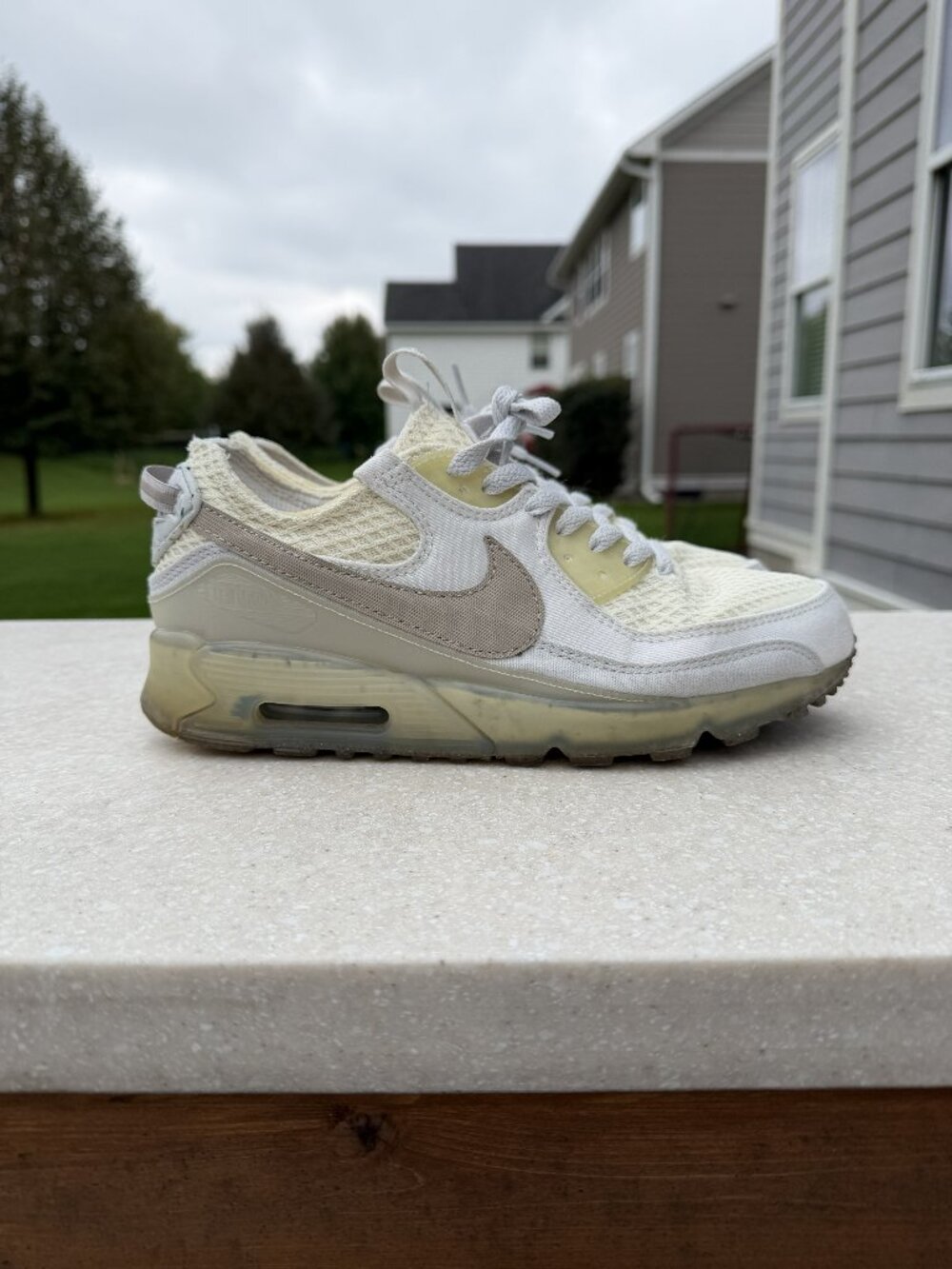 Nike Air Max Terrascape 90 Summit White Sneakers Men’s Size 8